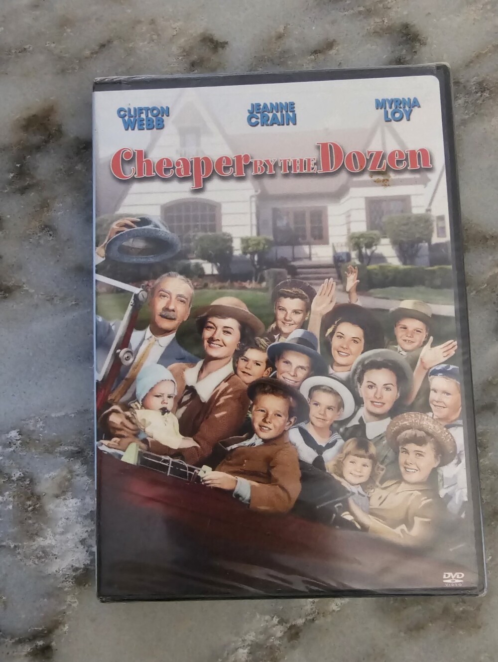 Cheaper By The Dozen DVD 1950 Movie Classic Clifton Webb Myrna Loy New Sealed